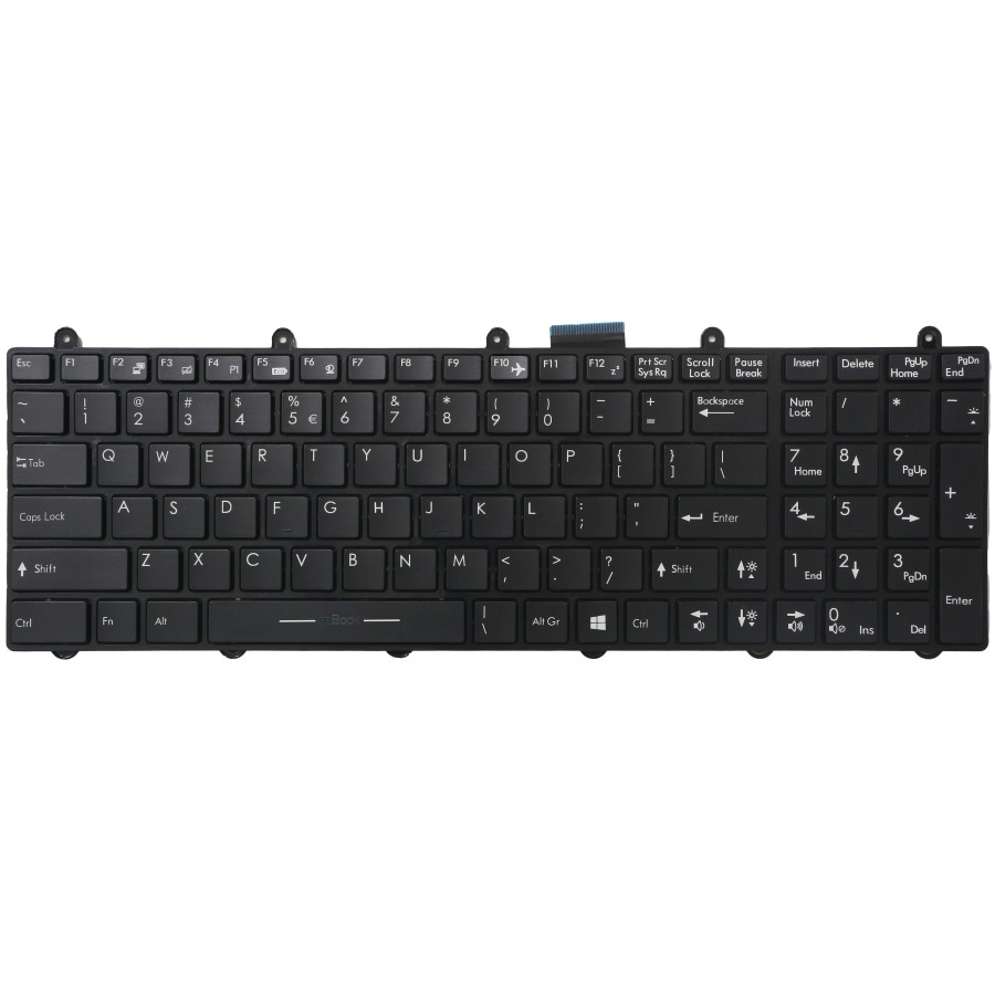 Teclado para notebook MSI GP70 2OD-049XPL Com LEDs RGB