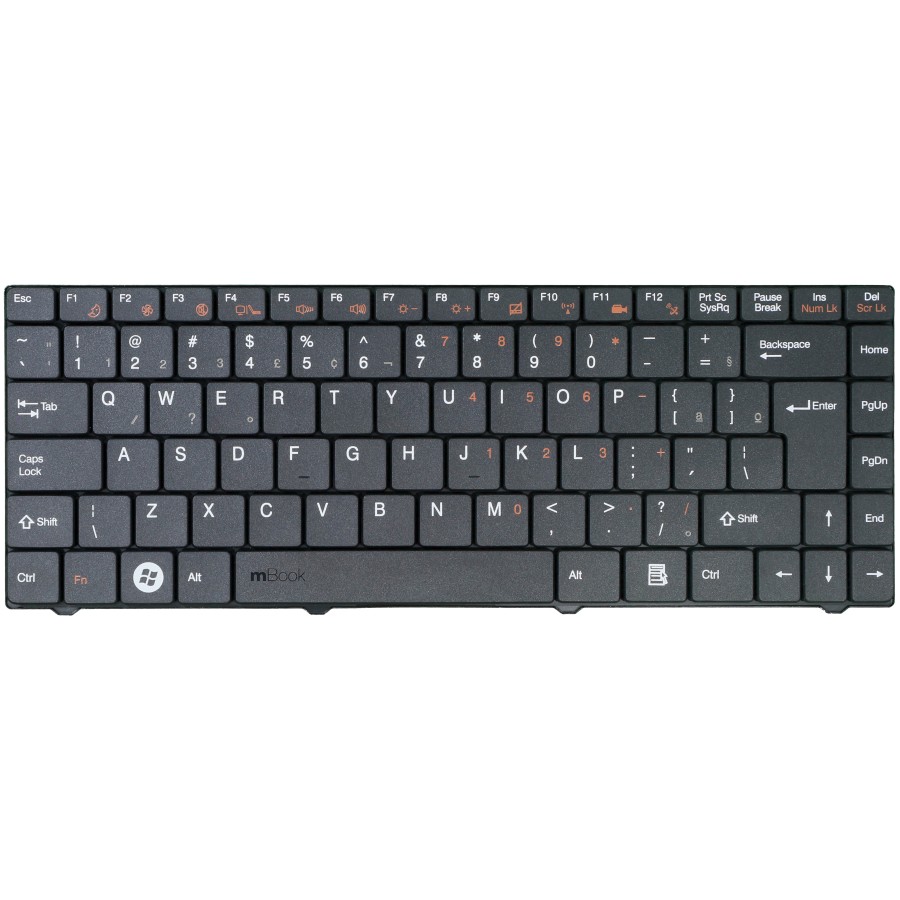 Teclado para CCE J75, J78, W55 Wifi F10, 