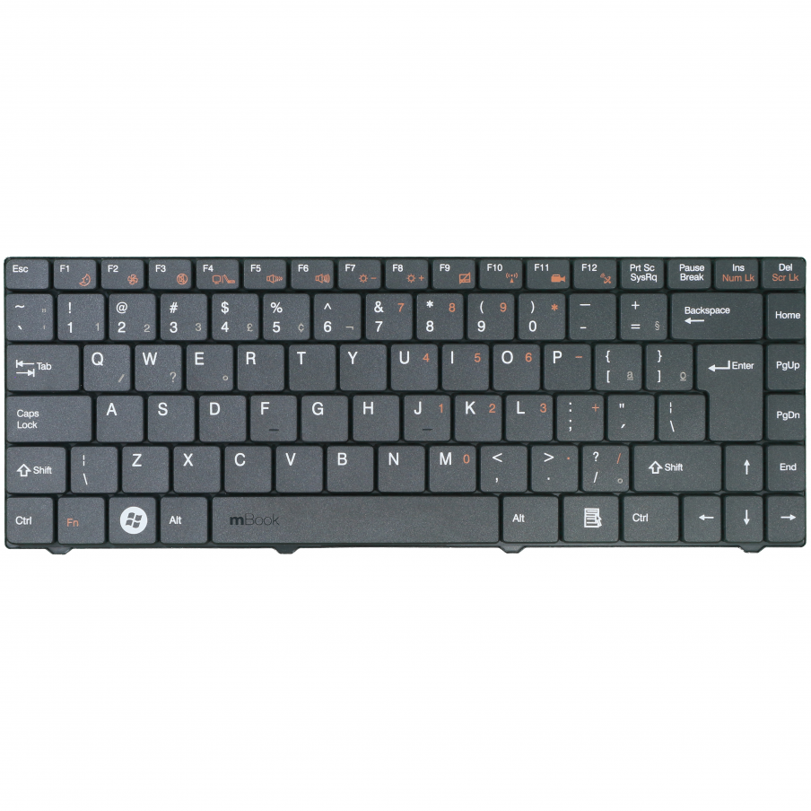 Teclado para CCE J75, J78, W55 Wifi F10, 