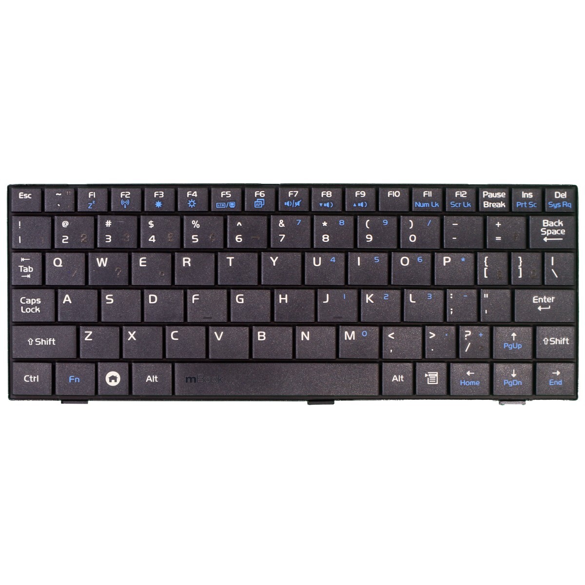 Teclado para notebook Asus Eee PC 701 Layout US, 
