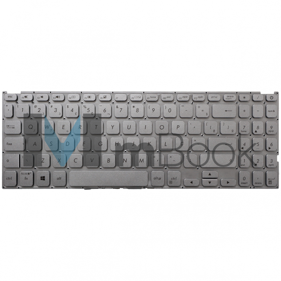 Teclado Para Asus Vivobook M509 X509B X509F BR Prateado