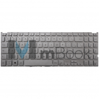Teclado Para Asus Vivobook M509 X509B X509F BR Prateado Teclado Para Asus Vivobook M509 X509B X509F BR Prateado