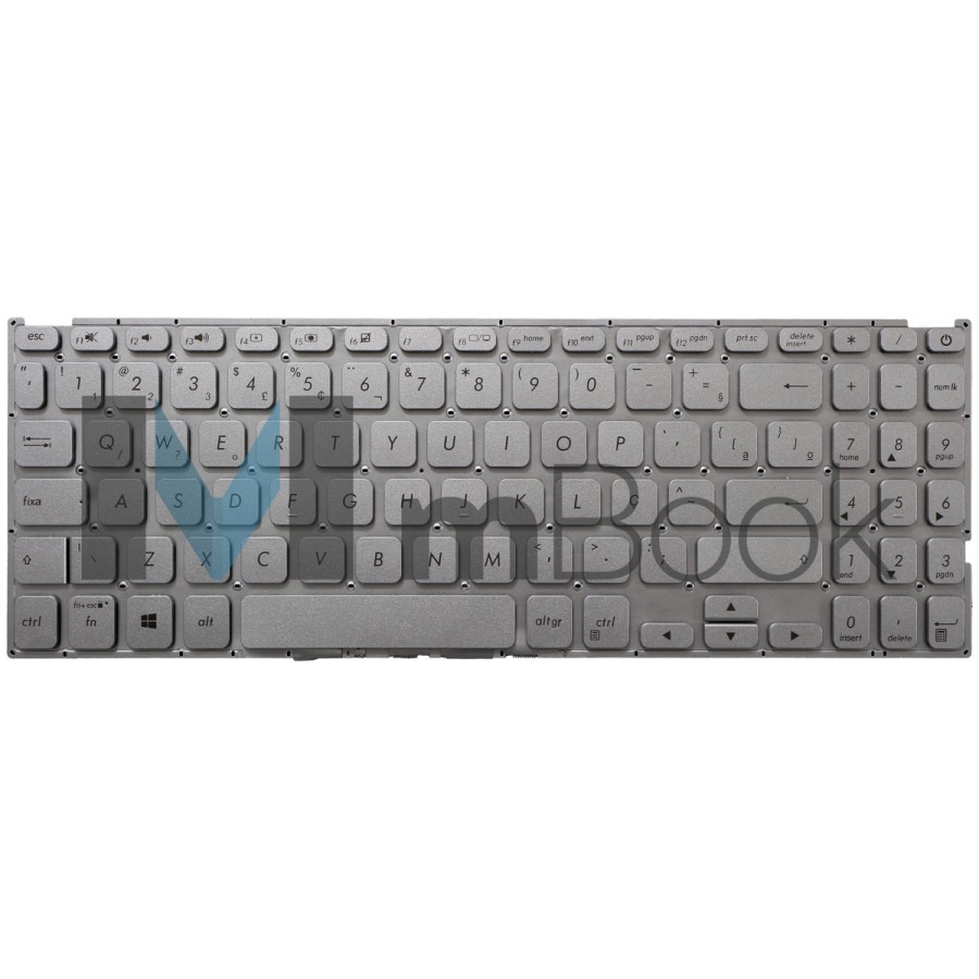 Teclado Para Asus Vivobook X512D X512DA X512F BR Prateado
