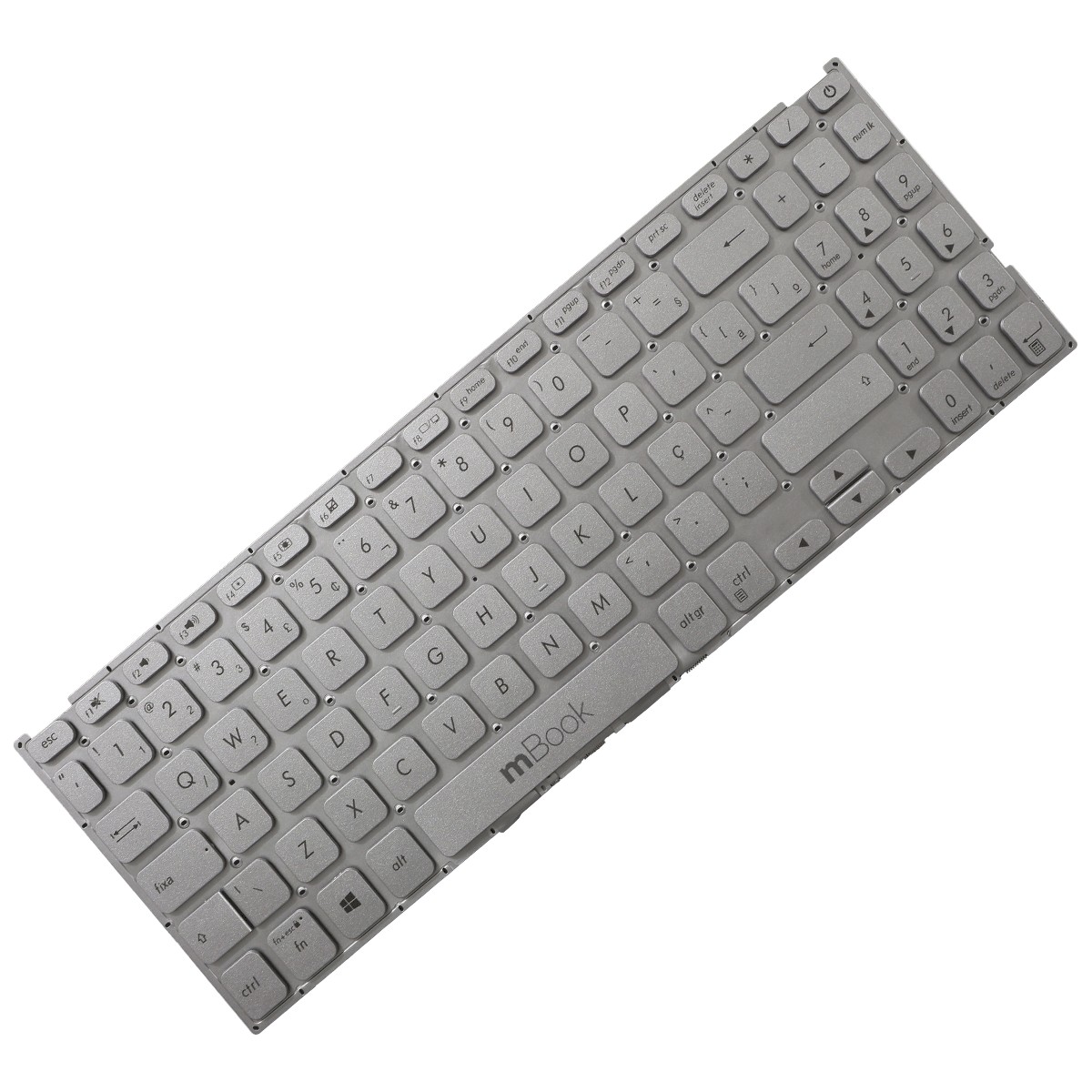 Teclado Para Asus Vivobook X512D X512DA X512F BR Prateado