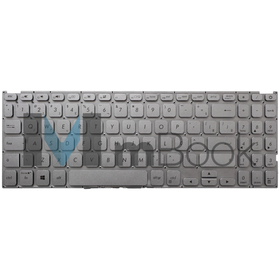 Teclado Para Asus Vivobook X512 F512FA X512fg BR Prateado