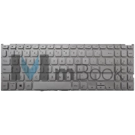 Teclado Para Asus Vivobook X512 F512FA X512fg BR Prateado Teclado Para Asus Vivobook X512 F512FA X512fg BR Prateado