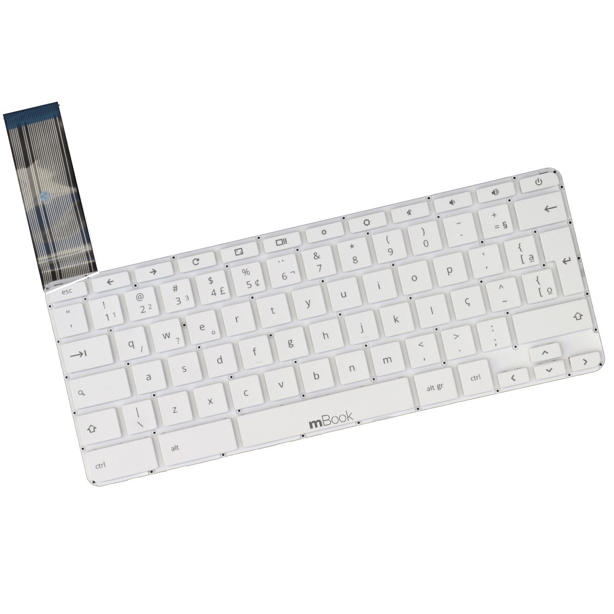 Teclado para HP Pavilion 14-AK040WM 14-AK041DX Branco BR, 