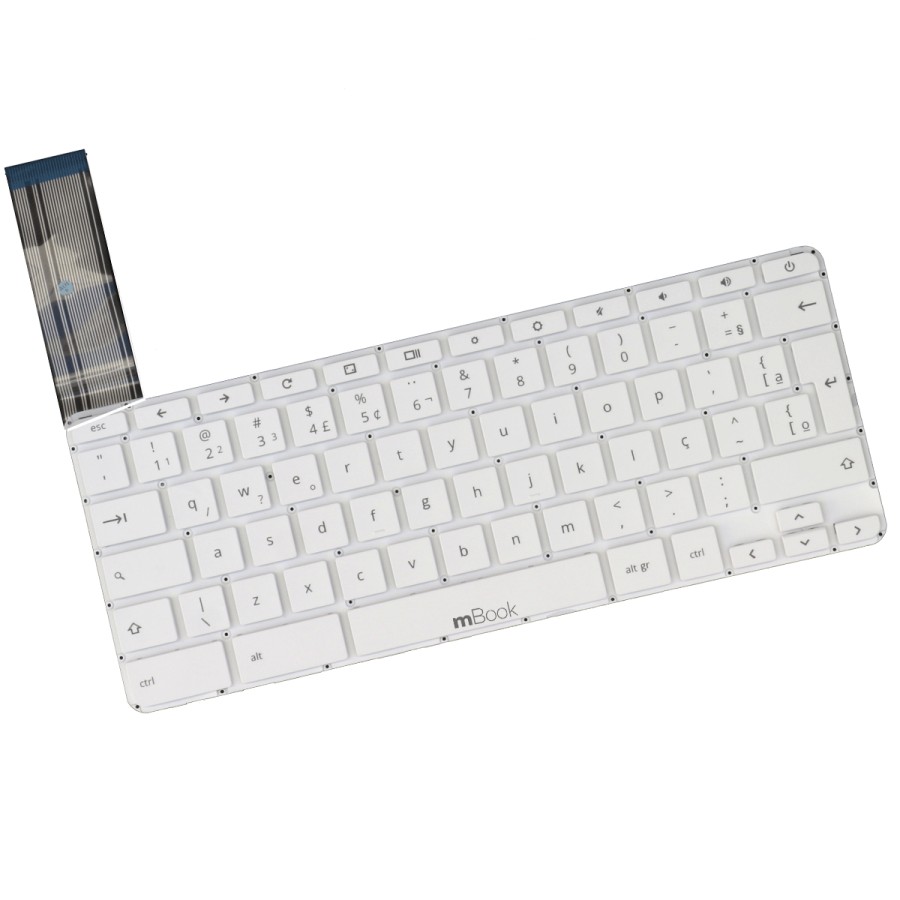 Teclado para HP Pavilion 14-AK045WM 14-X040NR Branco BR, 