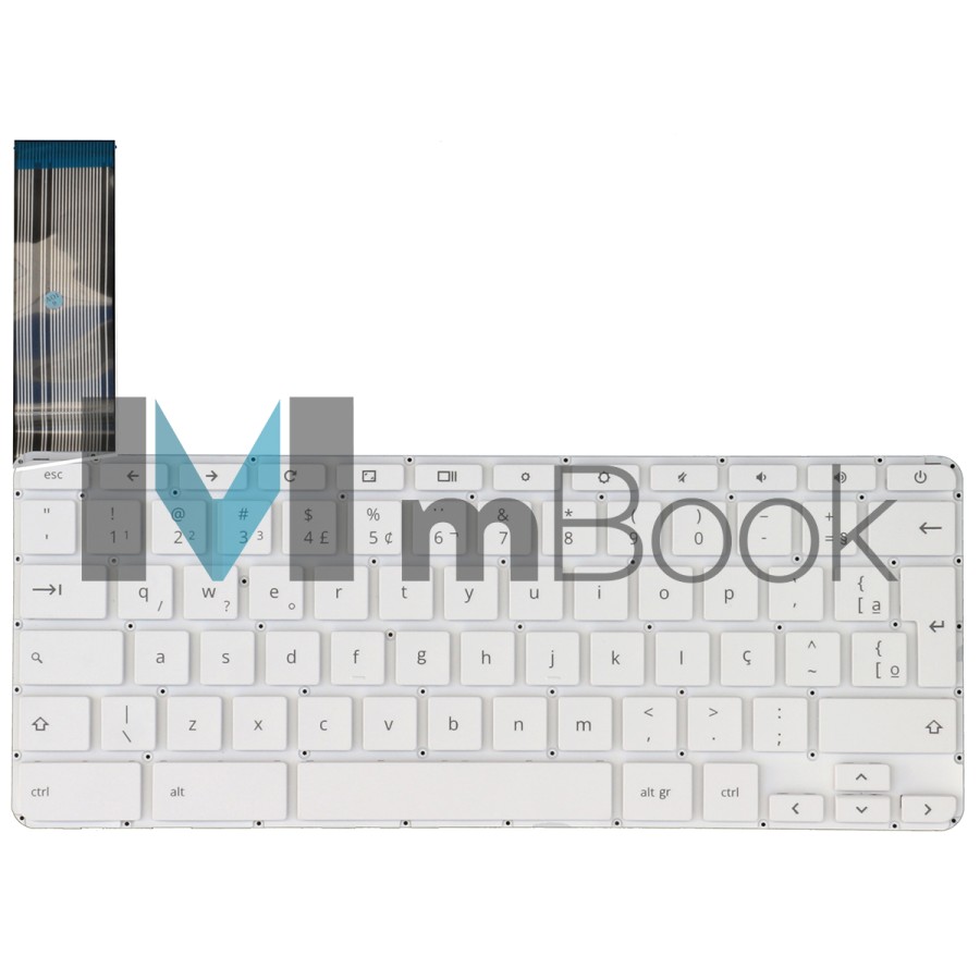 Teclado para HP Pavilion 14-AK045WM 14-X040NR Branco BR, 