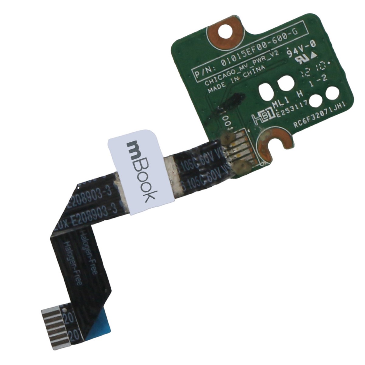 Placa botão power para HP Compatível com 01015EF00-388-G, 