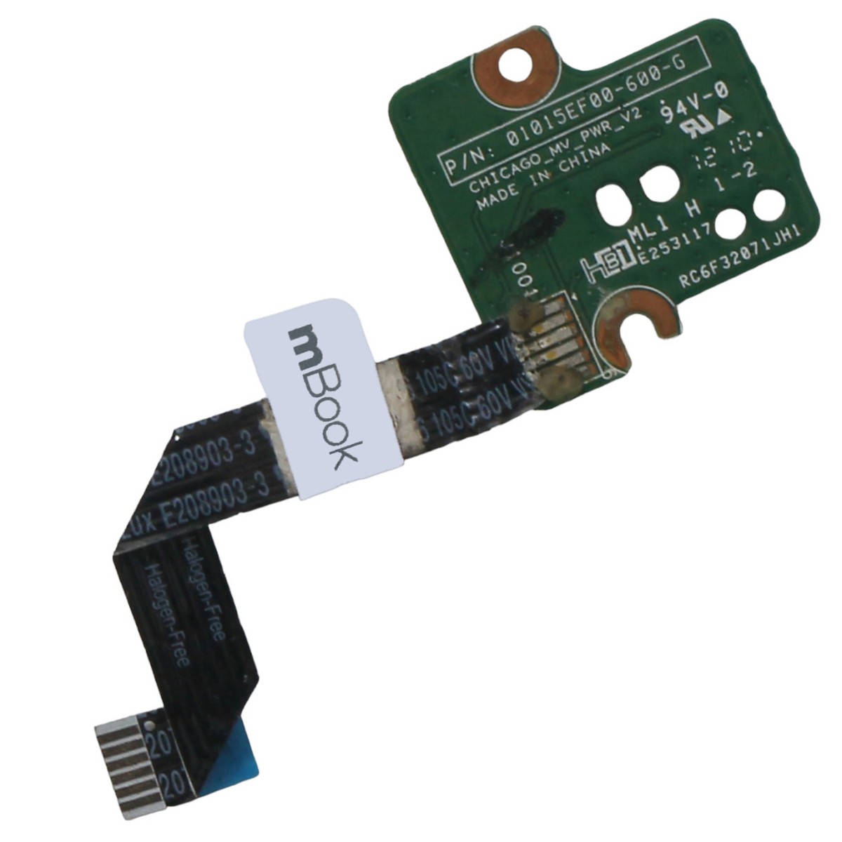 Placa botão power para HP Compatível com 01015EF00-388-G, 