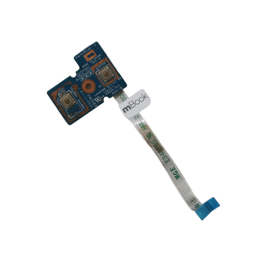 Placa botão power para Lenovo g580, g585, Com Detalhes
