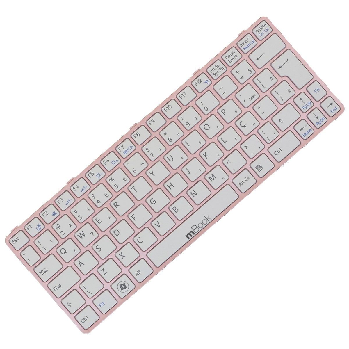 Teclado Sony Vaio SVE1113FXW SVE11135CXW SVE1113M1EB Rosa Teclado Sony Vaio SVE1113FXW SVE11135CXW SVE1113M1EB Rosa