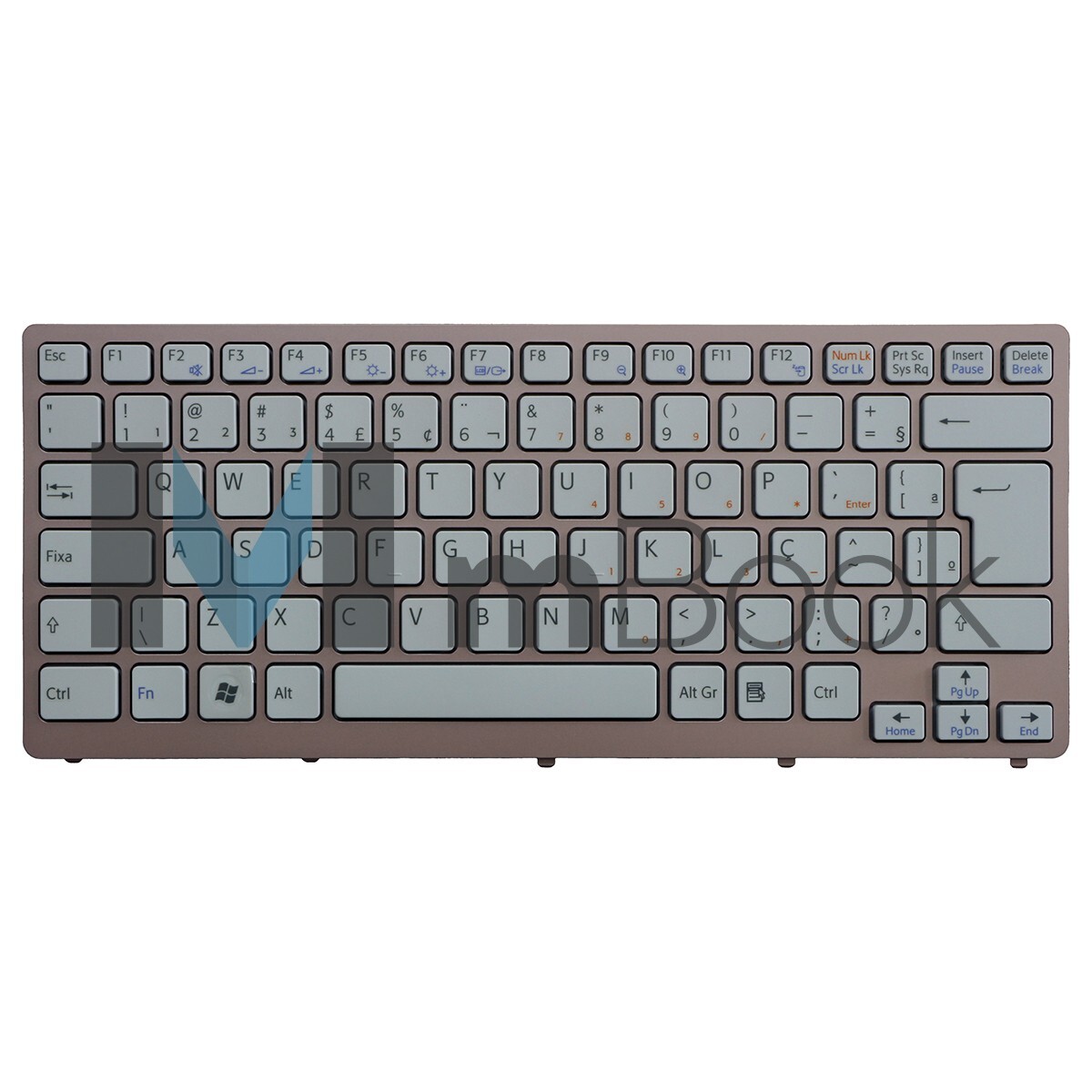 Teclado Para Sony Vaio Compatível Com Pn Mp-09f58pa-8861, 