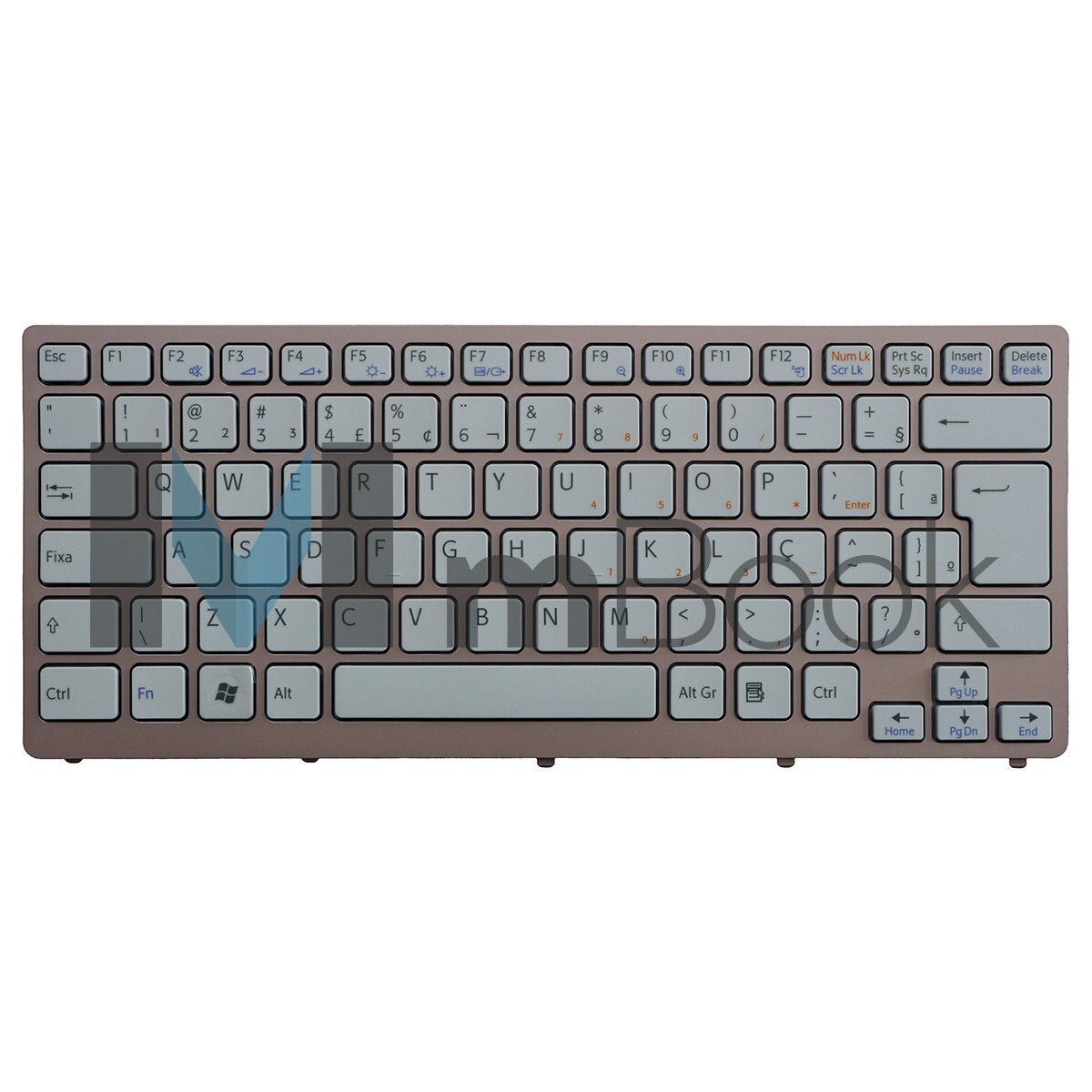 Teclado Para Sony Vaio Compatível Com Pn Mp-09f58pa-8861, 