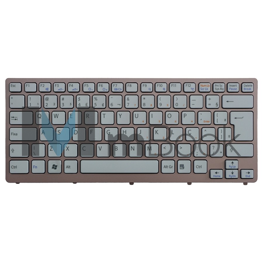 Teclado Sony Vpccw2bgn Vpc-cw2bgn Vpccw2s3c Moldura Rosa