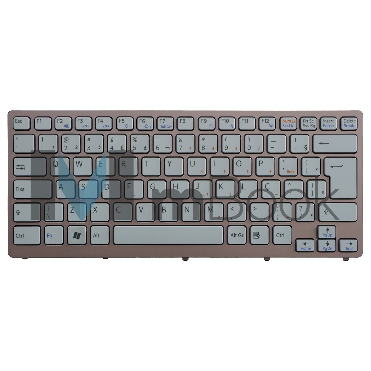 Teclado Sony Vpccw2mgx Vpc-cw2mgx Vpccw2mfx Moldura Rosa, 