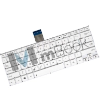 Teclado pra Asus Vivobook X200CA-CT156H Branco Layout US Teclado pra Asus Vivobook X200CA-CT156H Branco Layout US