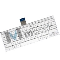 Teclado pra Asus Vivobook X200CA-SCL0301Q Branco Layout US Teclado pra Asus Vivobook X200CA-SCL0301Q Branco Layout US