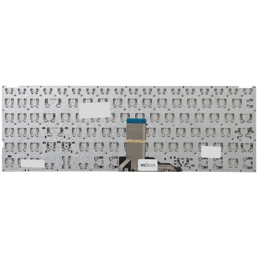 Teclado para Asus M515DAP Prateado Layout Layout BR