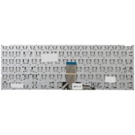 Teclado para Asus M515DAP Prateado Layout Layout BR Teclado para Asus M515DAP Prateado Layout Layout BR