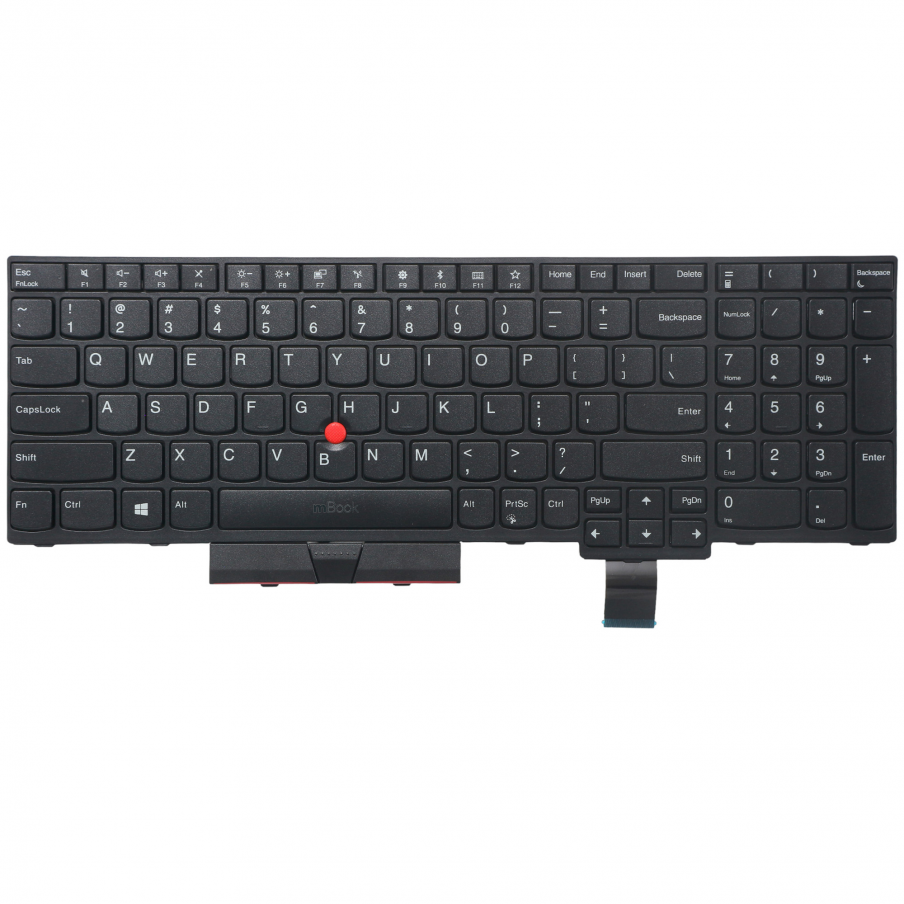 Teclado para Lenovo compatível com SN20M07806AA US com PS, 