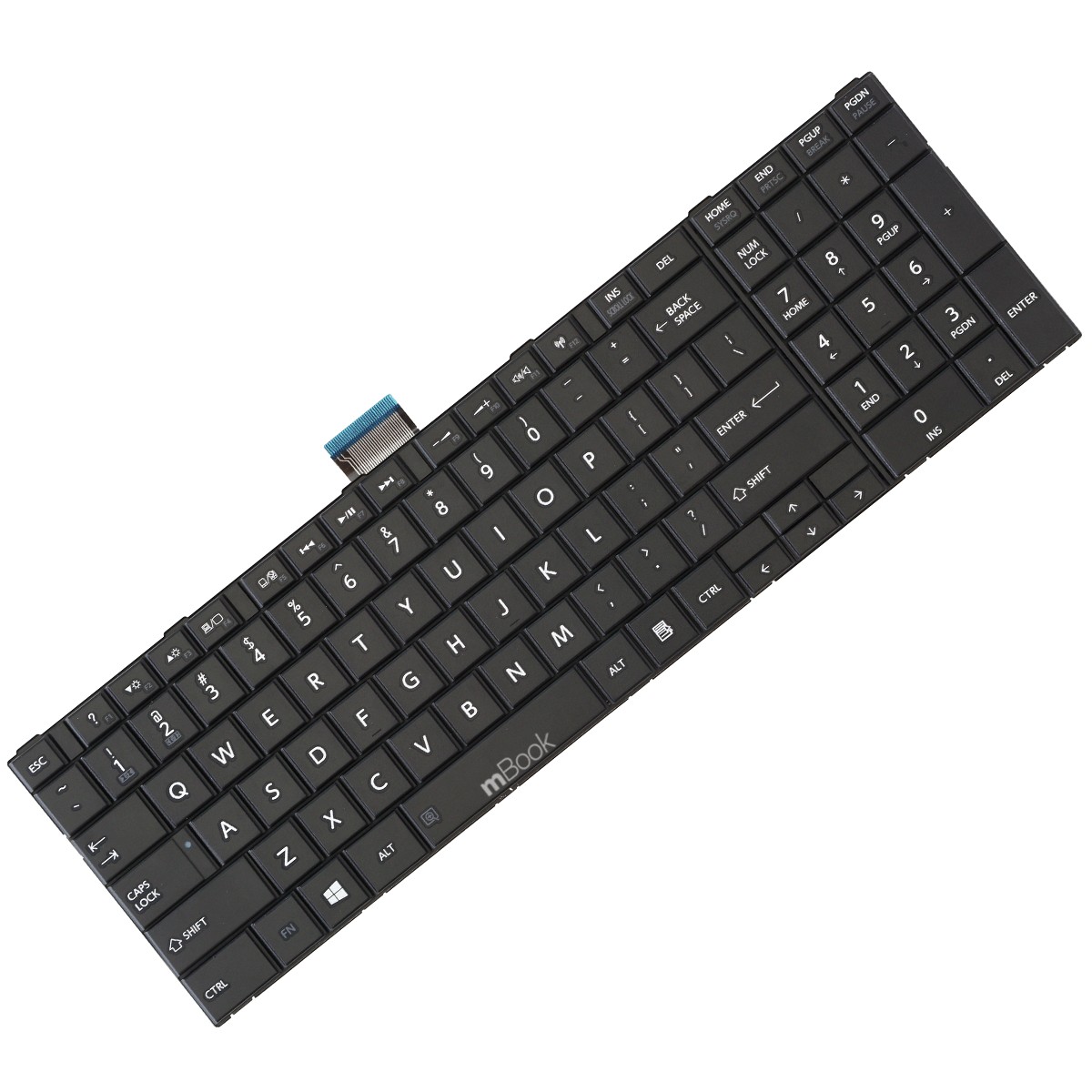 Teclado Toshiba Satellite C55a C55-a5104 C55-a5390 Preto