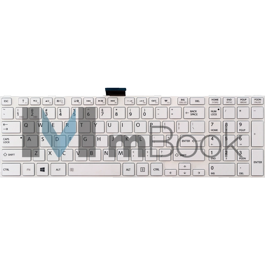 Teclado Toshiba Satellite C55-a C55-a5100 C55-a5220 Bco