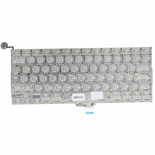Teclado compatível com Macbook White 2009 A1342 BR Ç, 