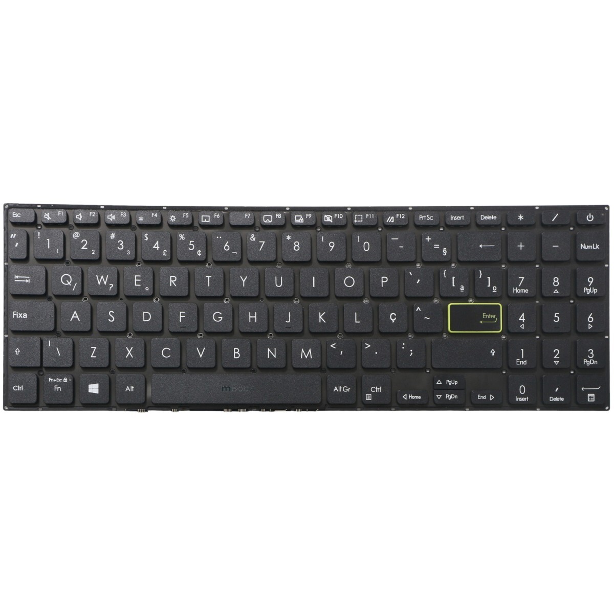 Teclado para Asus VivoBook S533EA Series BR Ç ABNT2, 