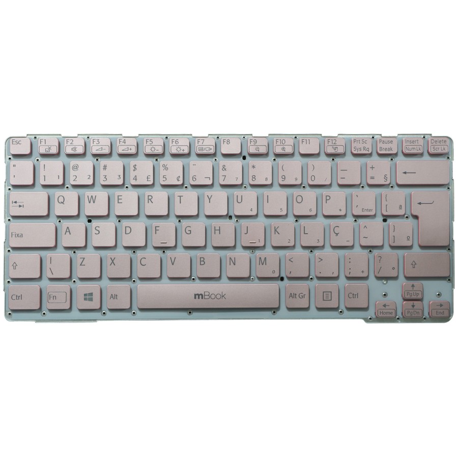 Teclado Para note Sony Vaio Rosé Sve14a BR Com Ç