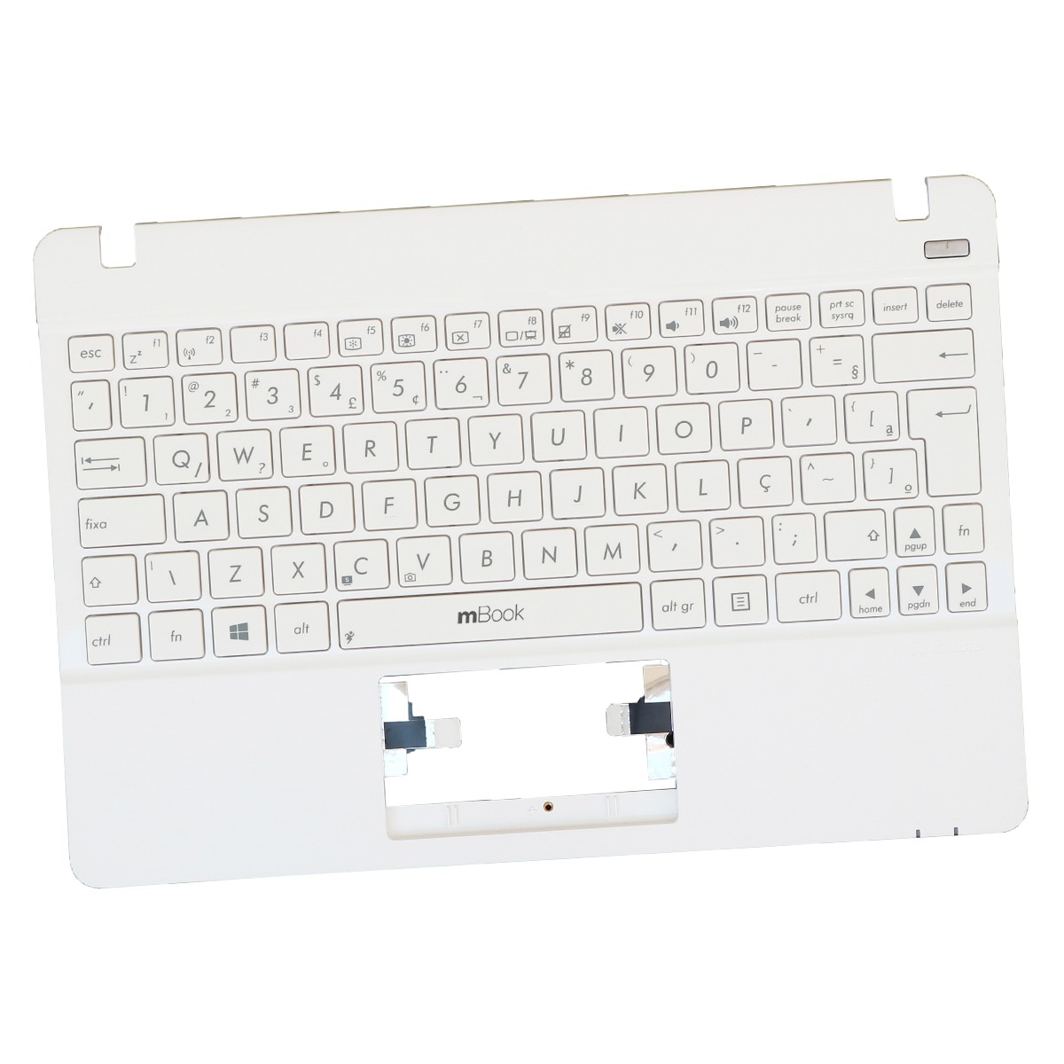 Teclado com restpad Asus Vivobook X102 X102B X102BA Branco