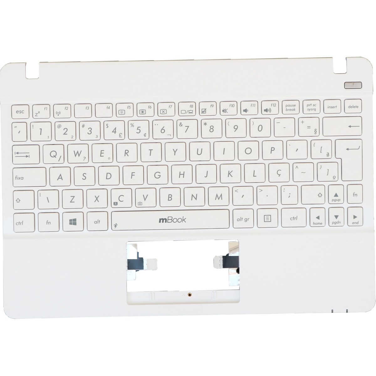 Teclado Com Restpad para Asus X102 X102b X102ba Branco, 