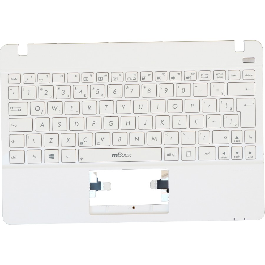 Teclado com restpad Asus Vivobook X102 X102B X102BA Branco