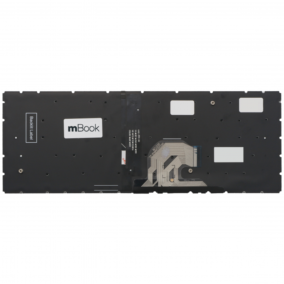 Teclado para HP Probook 445 G7 Layout BR com LED, 