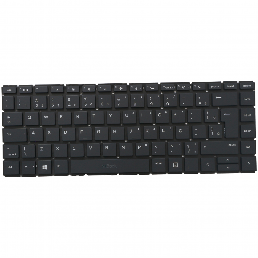 Teclado para HP Probook 445R G7 Layout BR com LED, 