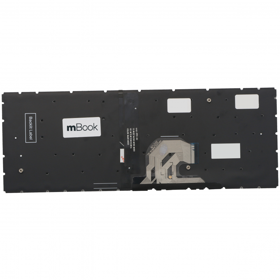Teclado para HP Probook 445R G7 Layout BR com LED, 