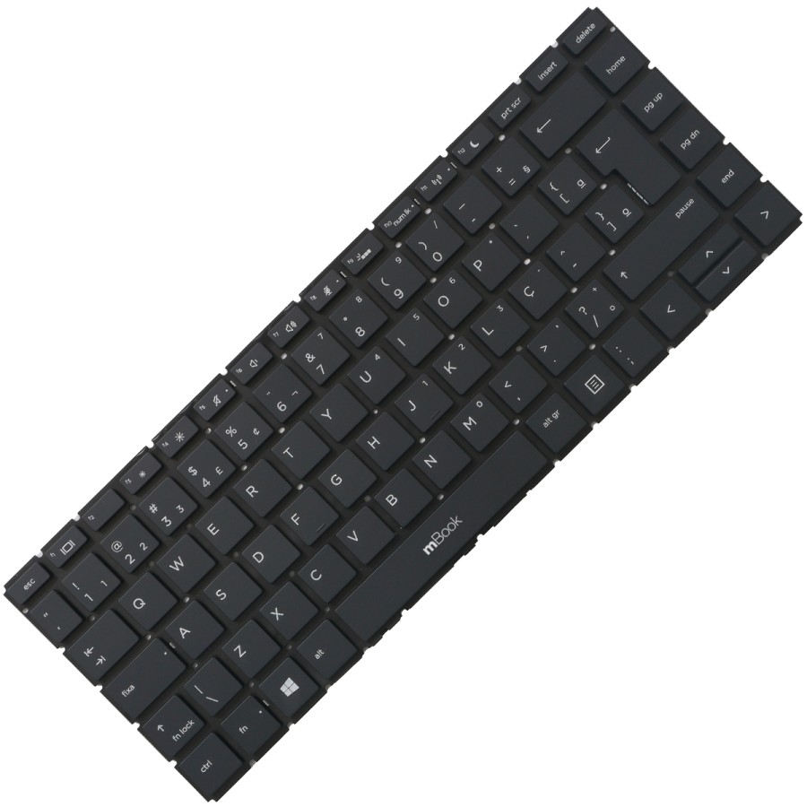 Teclado Para Hp Probook 445r G6 445 445r G7 - Com Led Abnt2, 