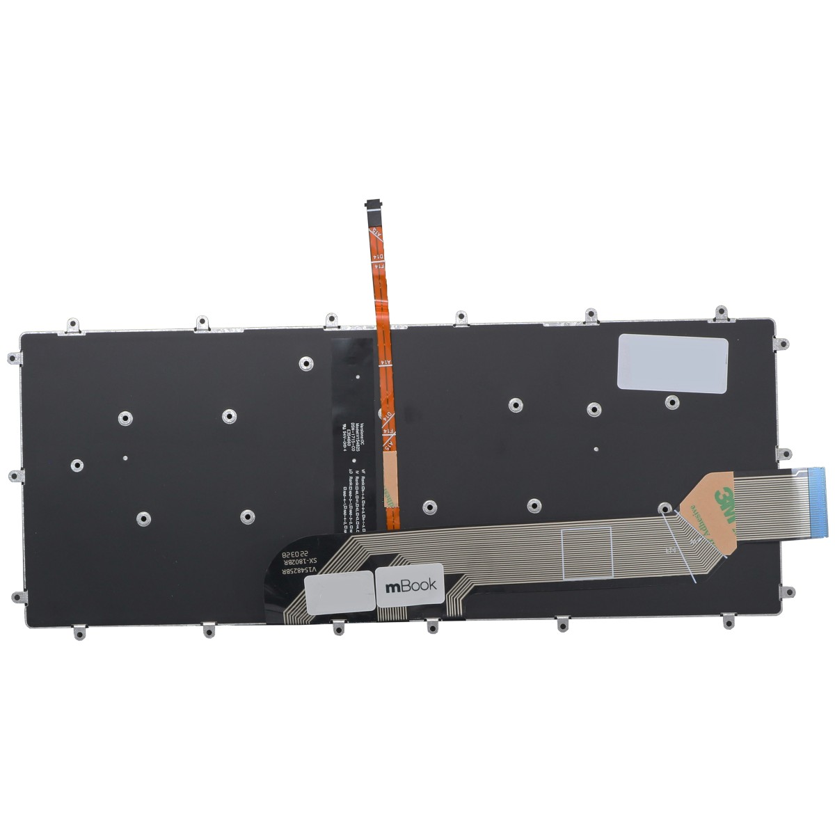 Teclado compatível com Dell Inspiron 13-5368 13-5378, 