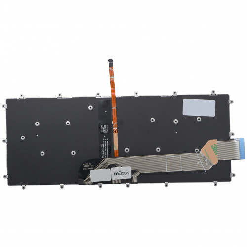 Teclado Dell Inspiron 13-5378 15-7560 15-7560 BR com LED, 