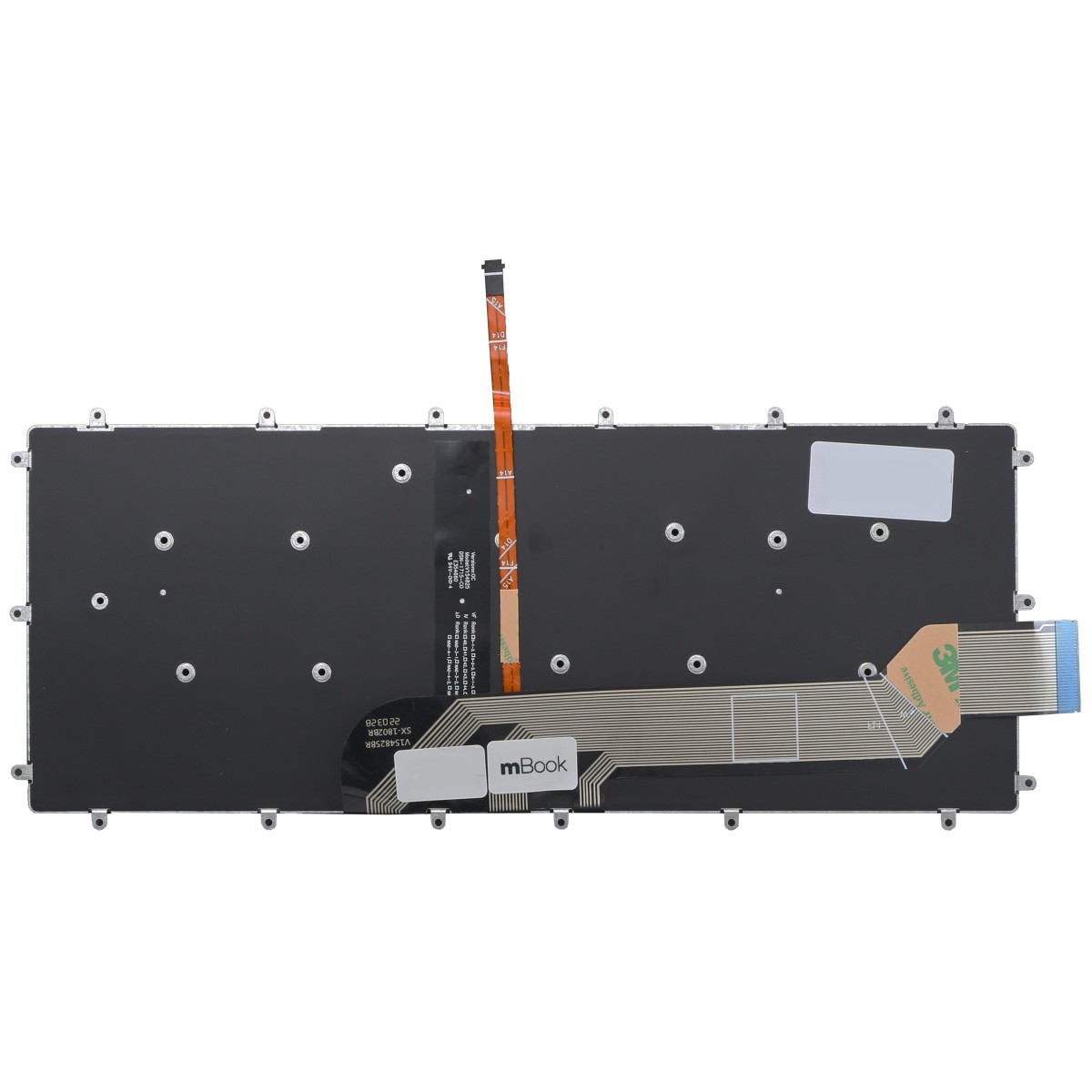 Teclado Dell Inspiron P69g 13-3379 14-7460 15-7370 BR c/ LED, 