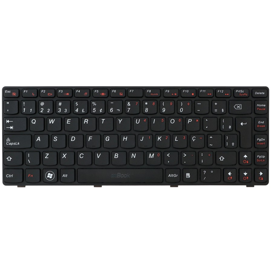 Teclado para Lenovo Z370 Z470 25-012010 Aekl6600110 Br