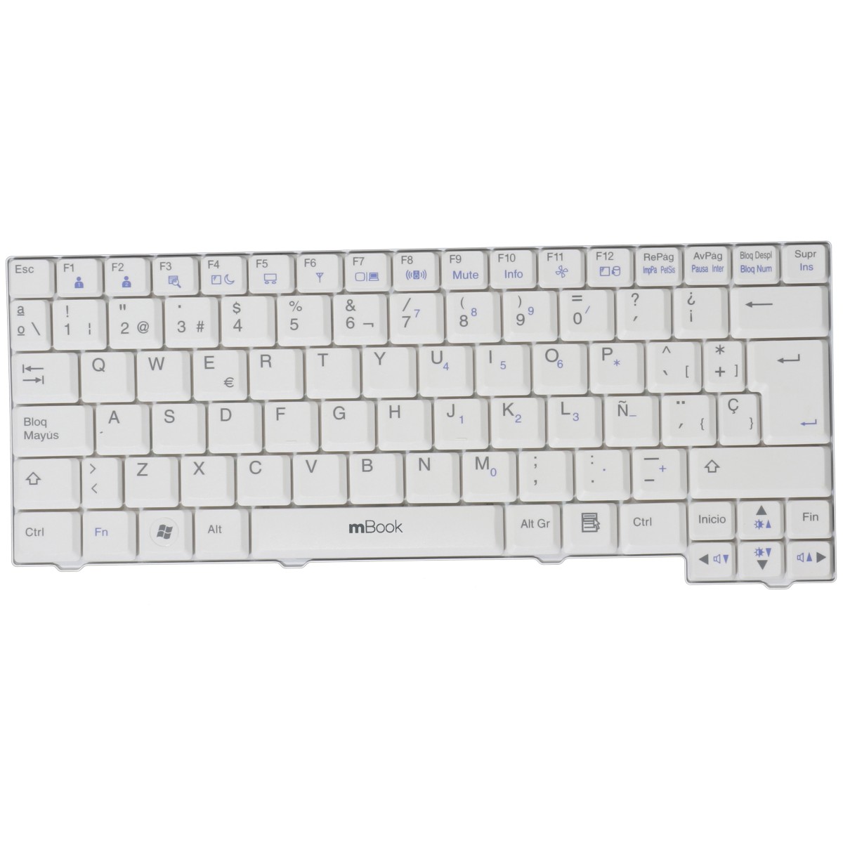 Teclado Para LG X120 X13 X130 Aeul1600010 Layout Espanhol, 