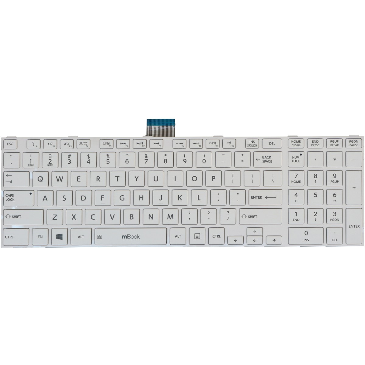 Teclado para Toshiba Satellite U50 C70-abt3n11 U55-a Us, 
