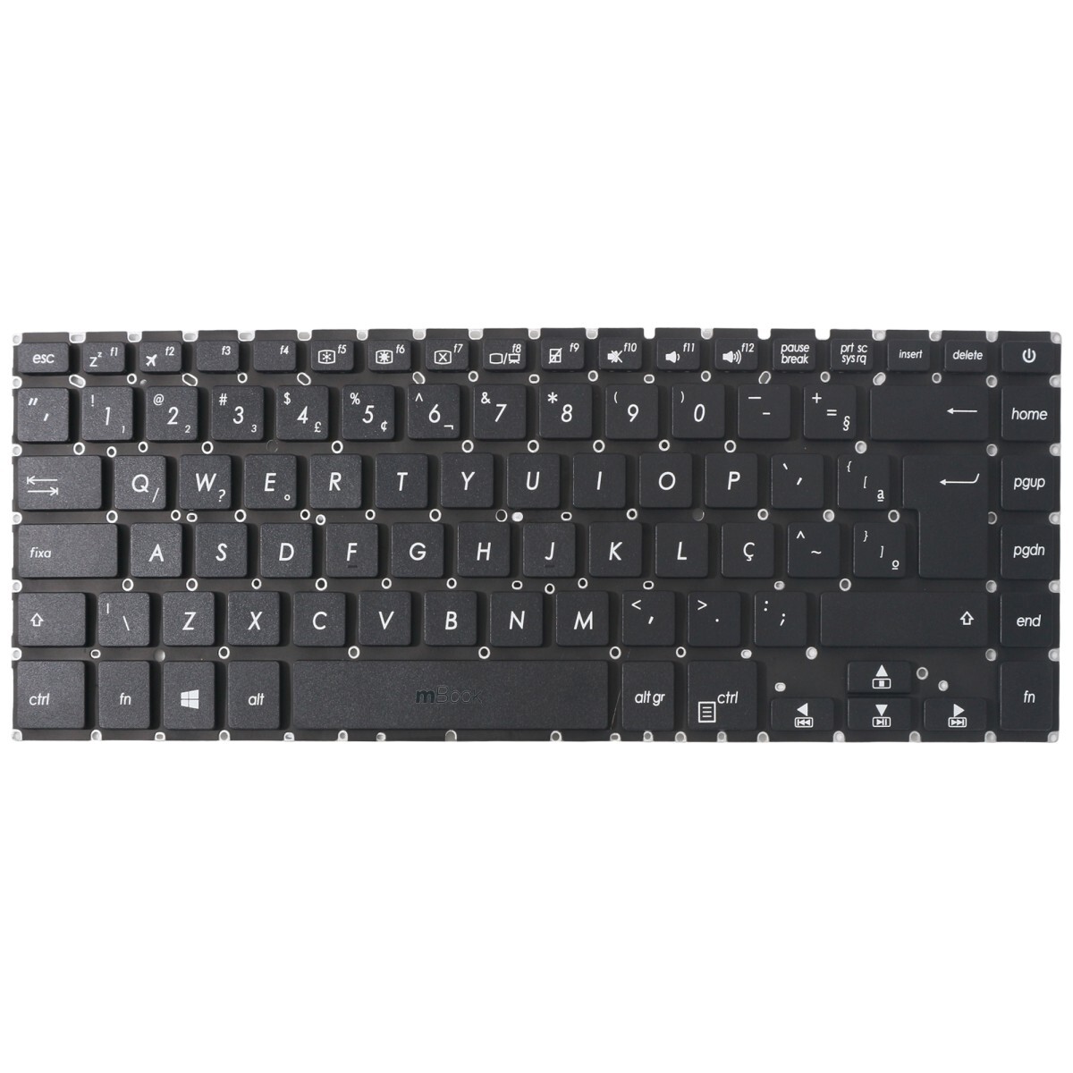 Teclado Para Asus P/n:92.ndxsq.618 Version:br Nsk-wk6sq Br, 