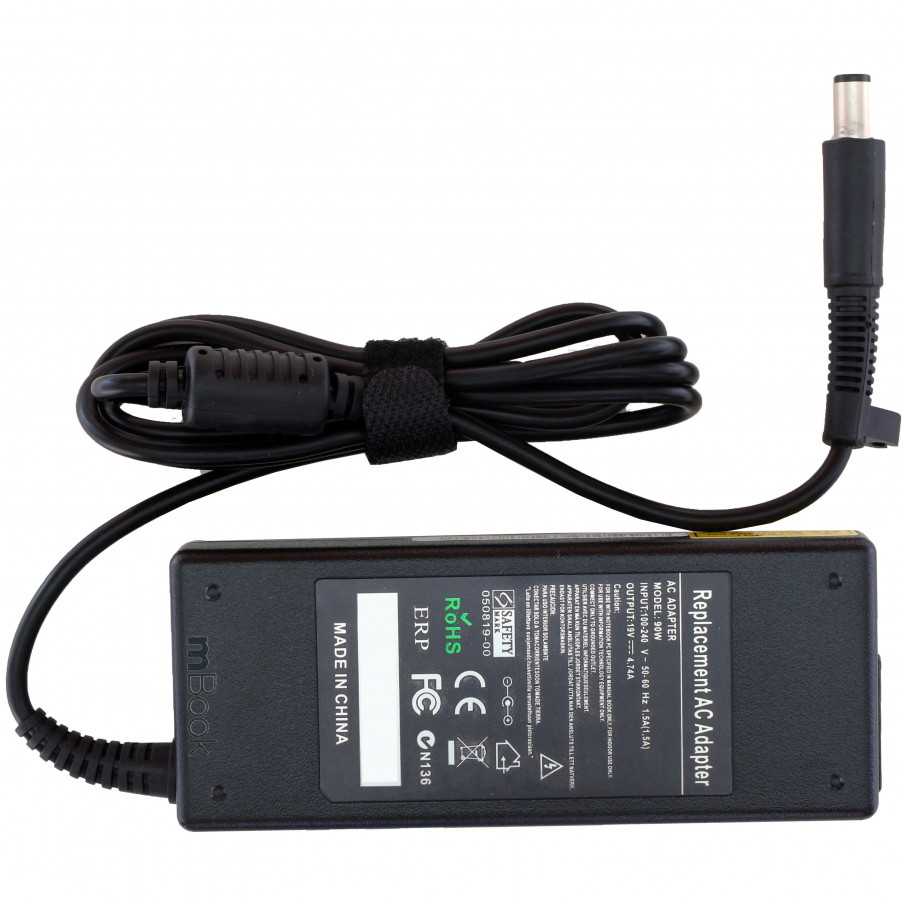 Fonte Carregador P/ Hp Dv6 Dv7 Dv8 - 19v - 4,74a - 90w
