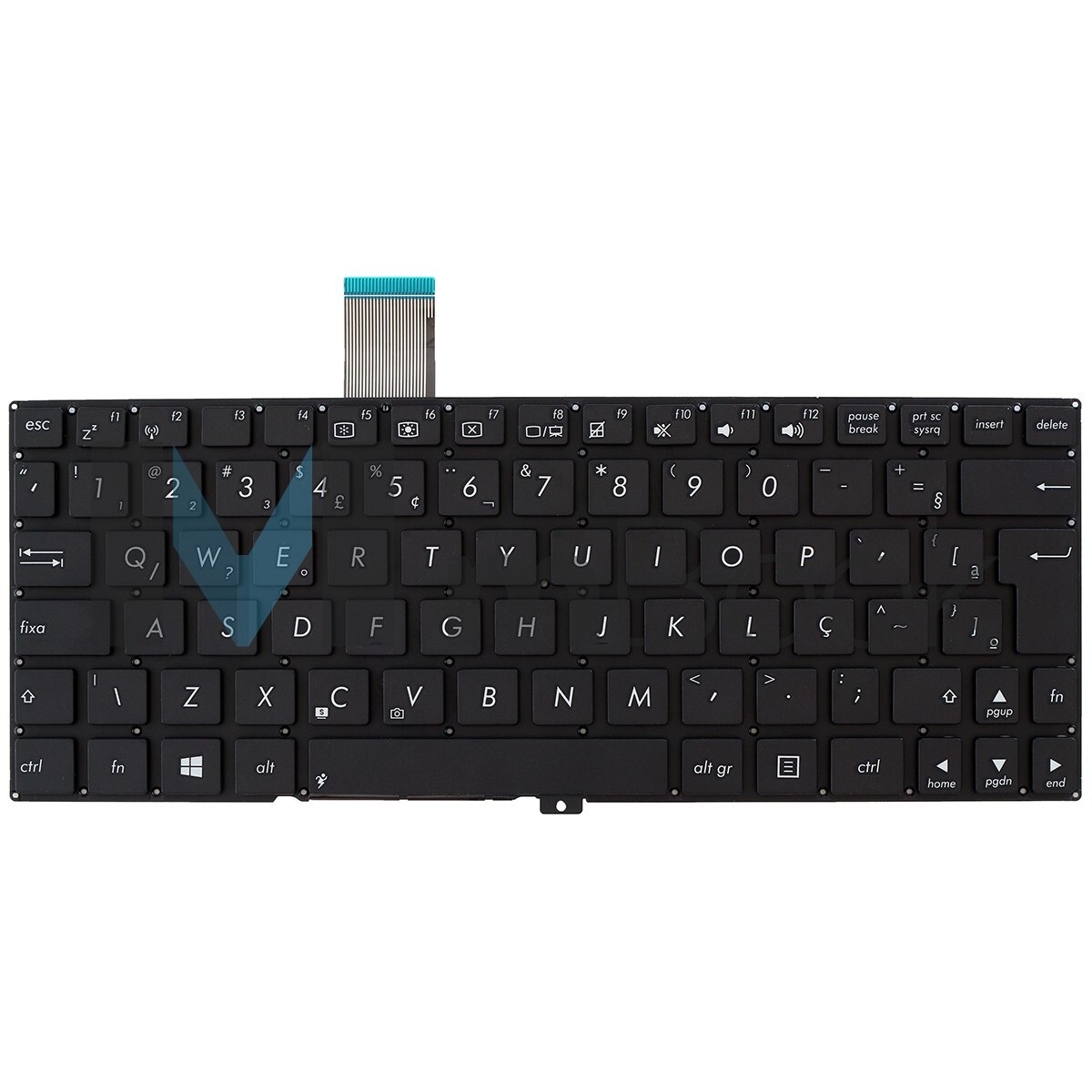 Teclado para Asus compatível com PN SG-62600-40A, 