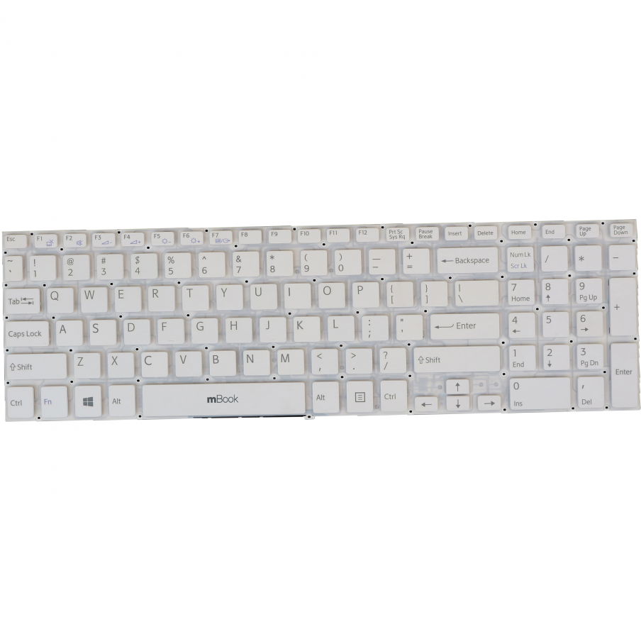 Teclado para Sony Vaio Aehk9+010203a V141706bs1gk Branco
