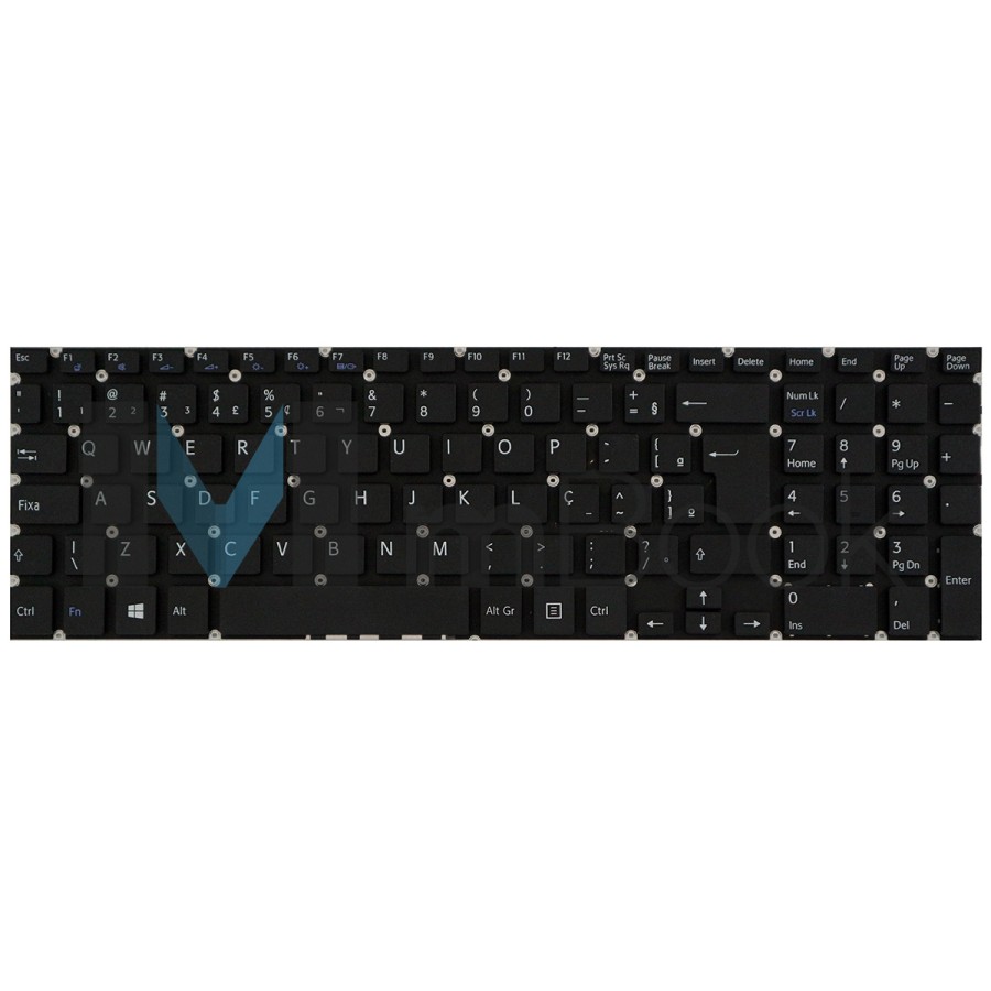 Teclado para Notebook Sony Vaio SVF153B1YX Com Ç