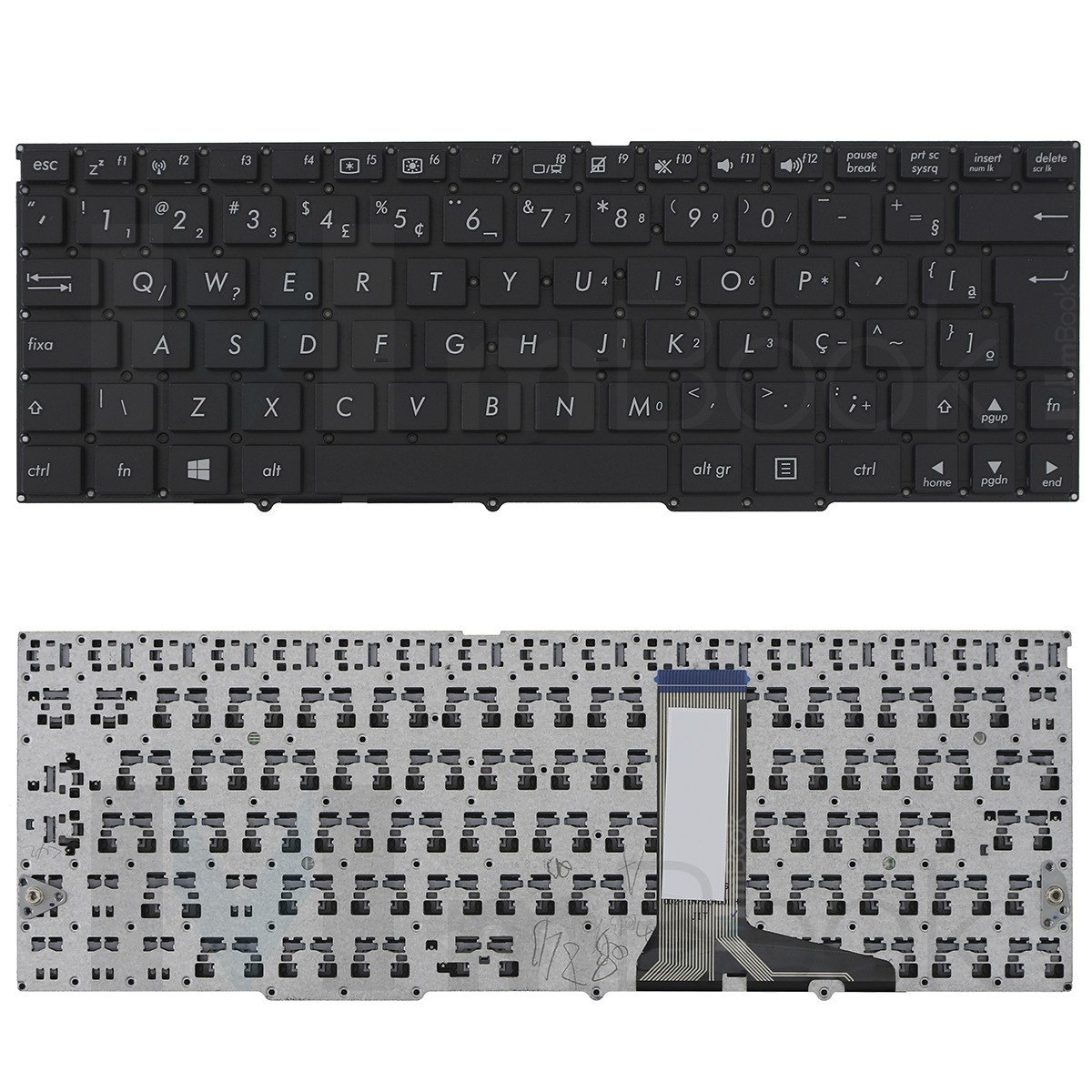 Teclado para Asus Transformer compatível com 0knb0-0107br00